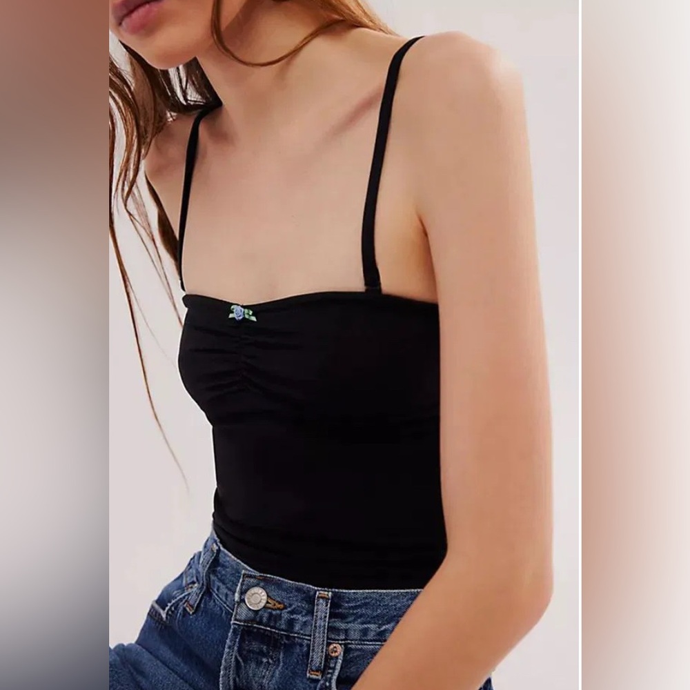 Free People Intimately | Fit For You Convertible Tube Top | Small | Black | NWOT